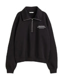 Half zip Crewneck Sweatshirts