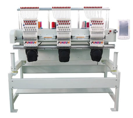 Funsun 3 Heads Embroidery Machine