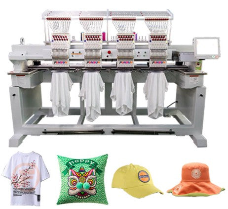 Funsun 4 Heads Embroidery Machine